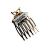 Hair Comb Gold Bee