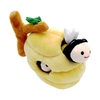 Toy Plush Beehive with 3 Squeaky Bees