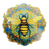 Toy Puzzle Wooden Mandala Bee