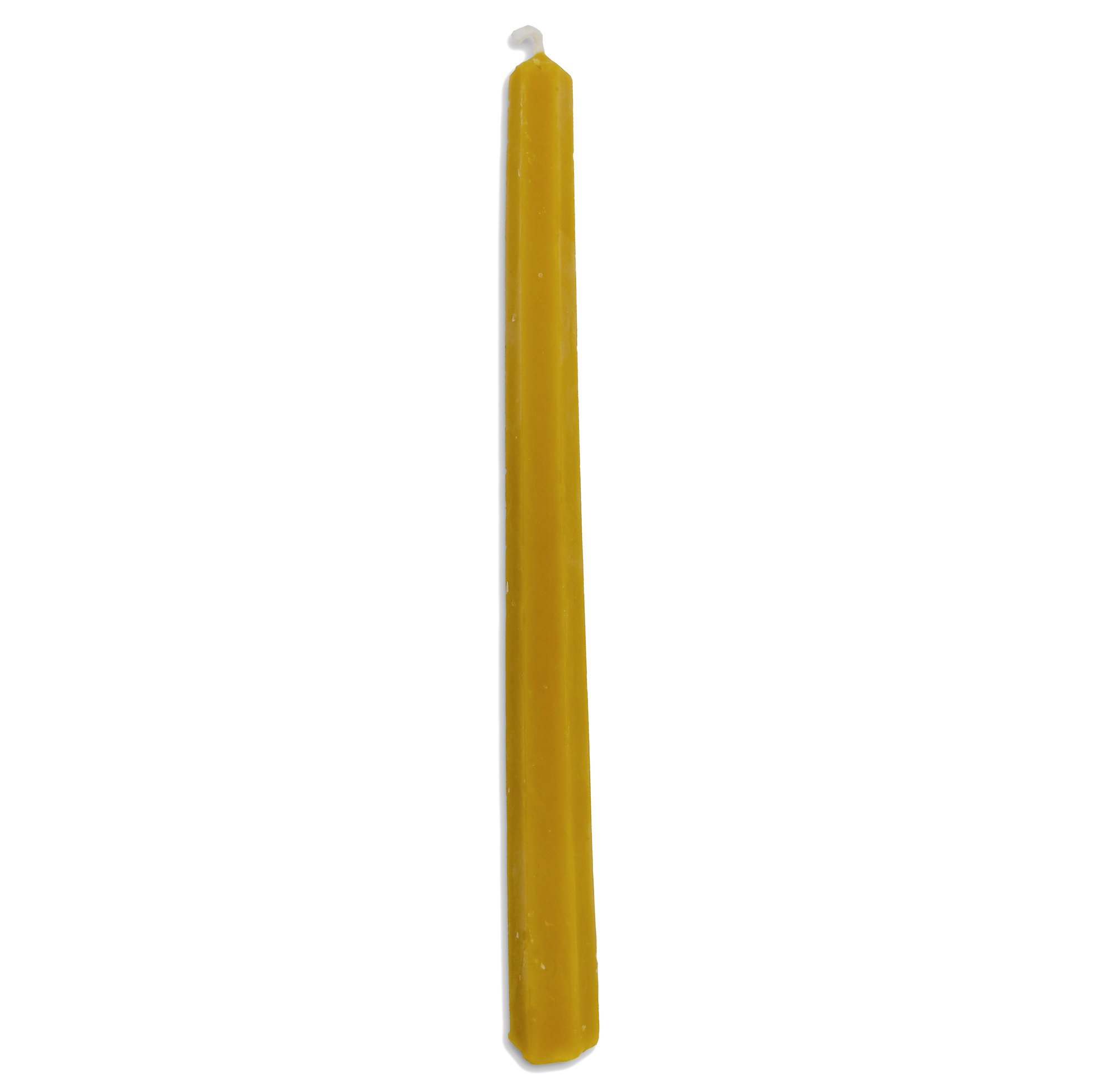 100% Beeswax Candle Taper 10" Hex (Hand Crafted)