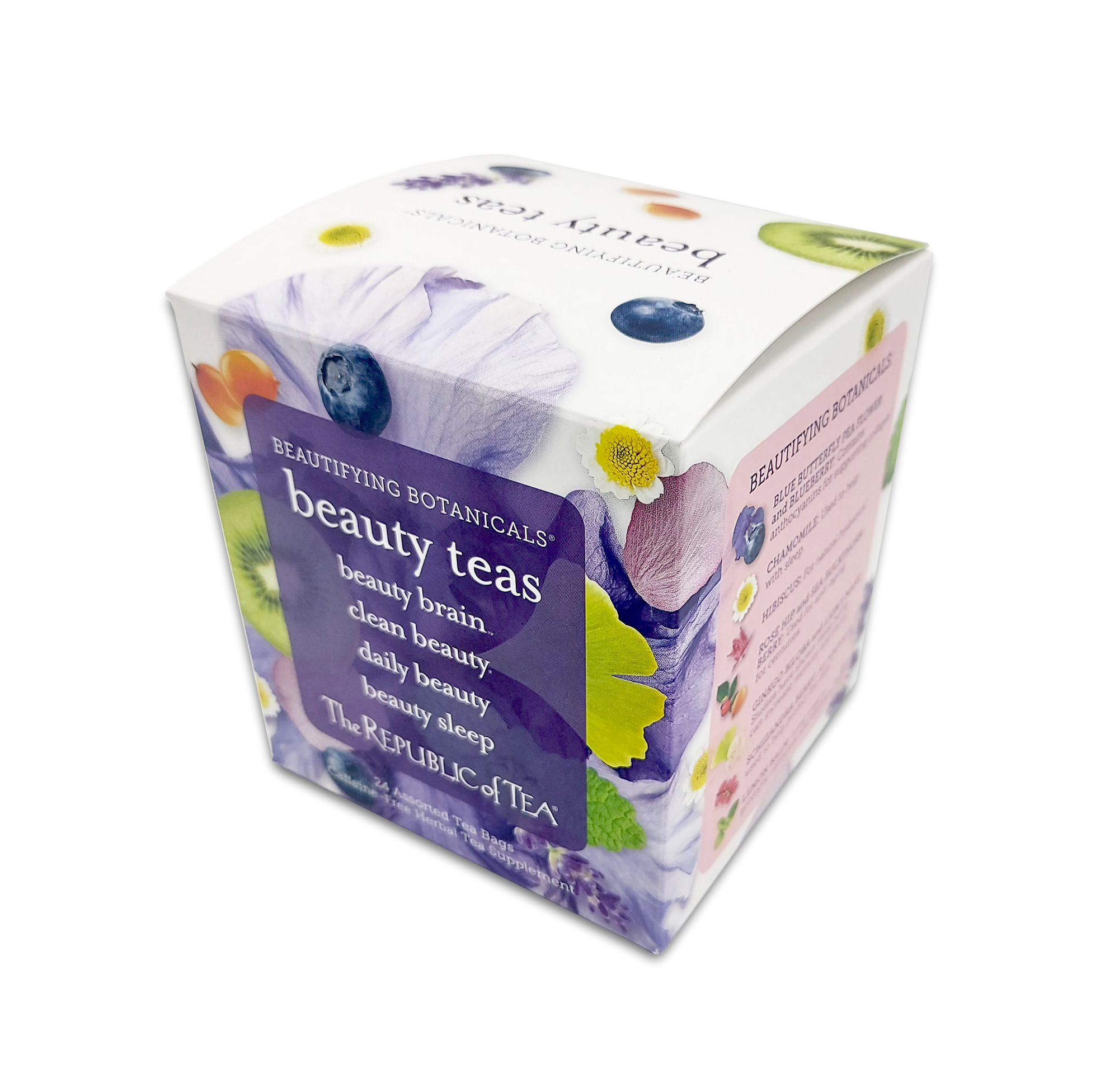 Tea Asstd. Cube - Beautifying Botanicals