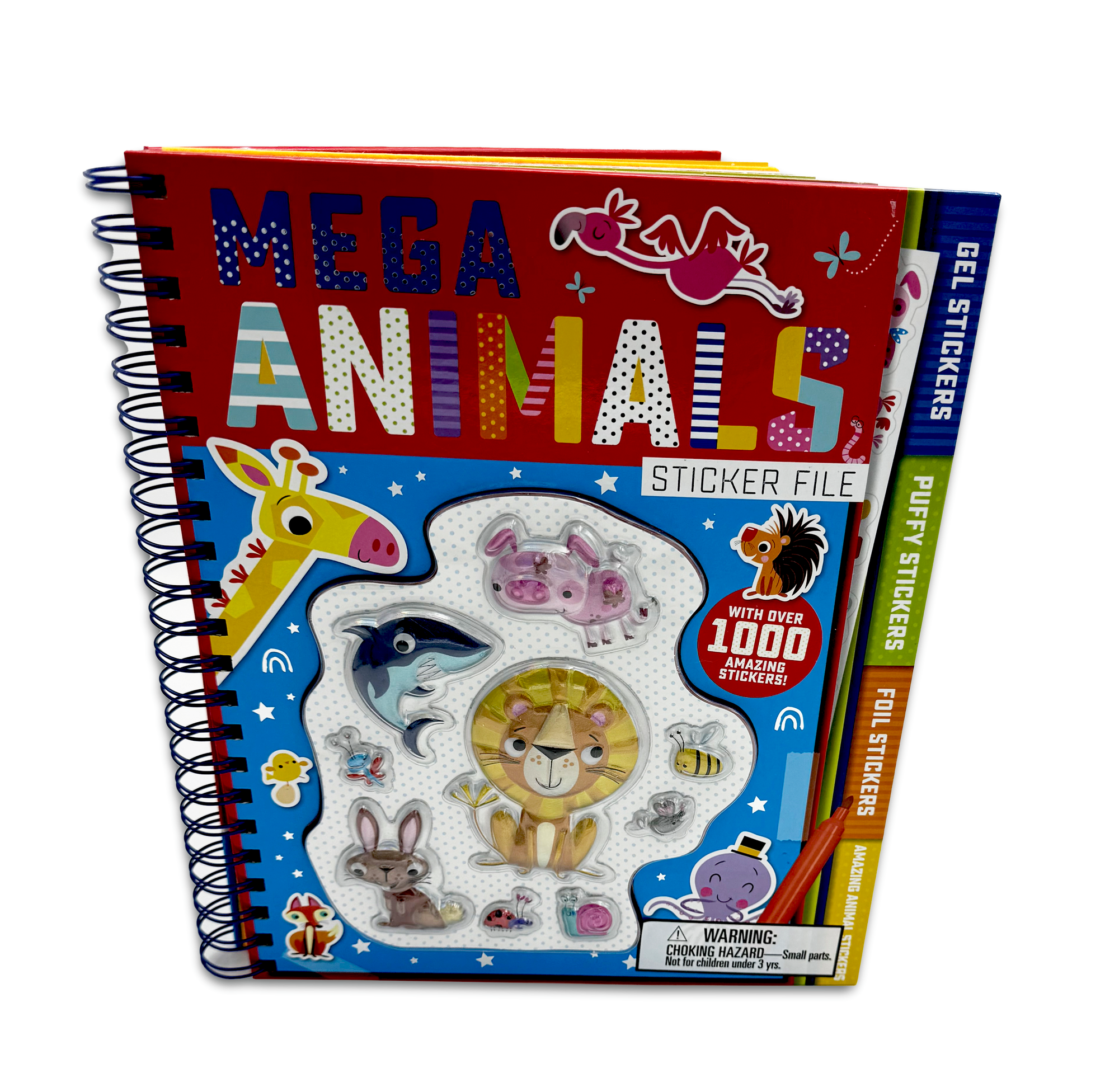 Book Mega Animals Sticker File