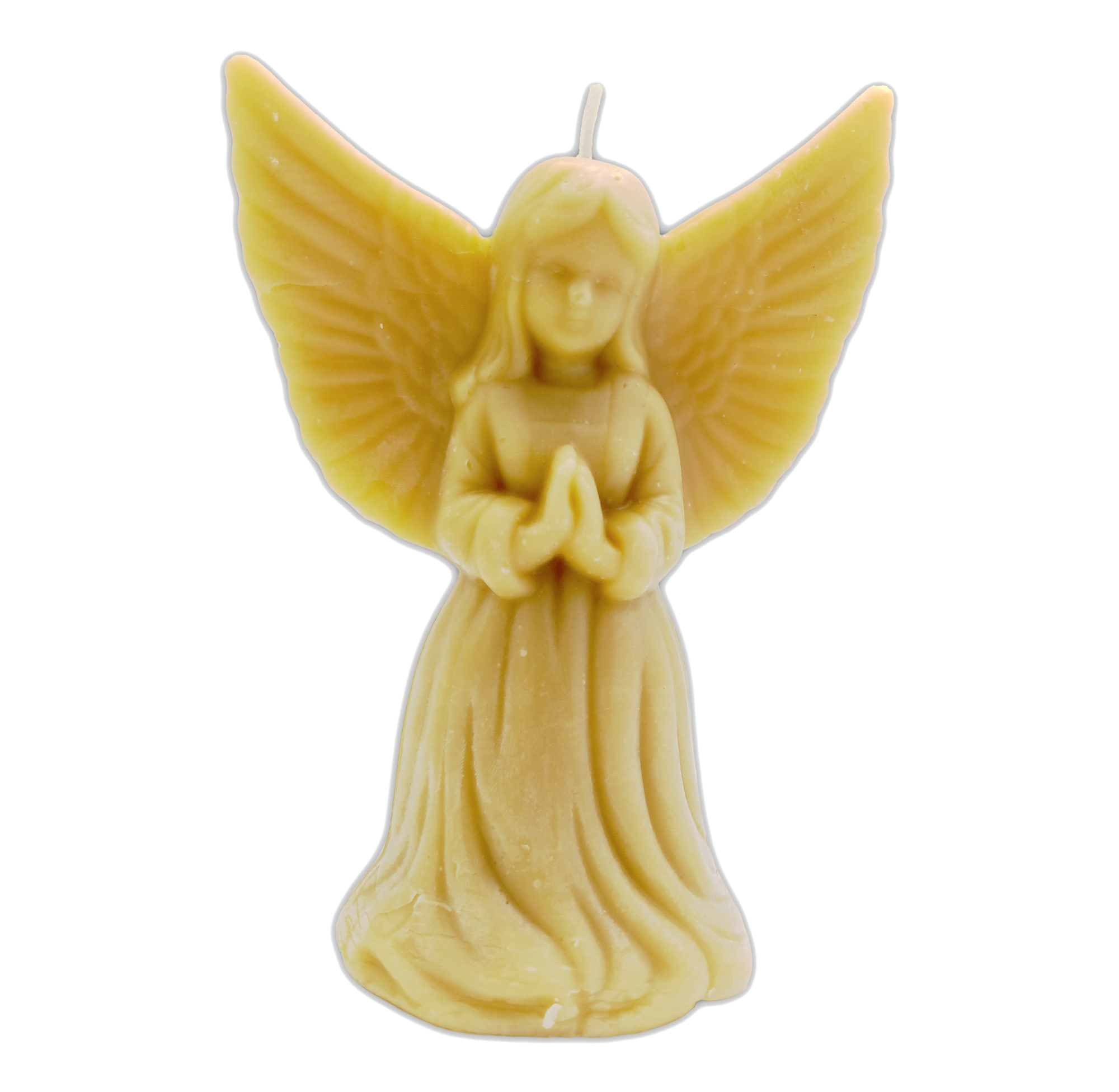 100% Beeswax Candle Decorative Large Angel (Hand Crafted)