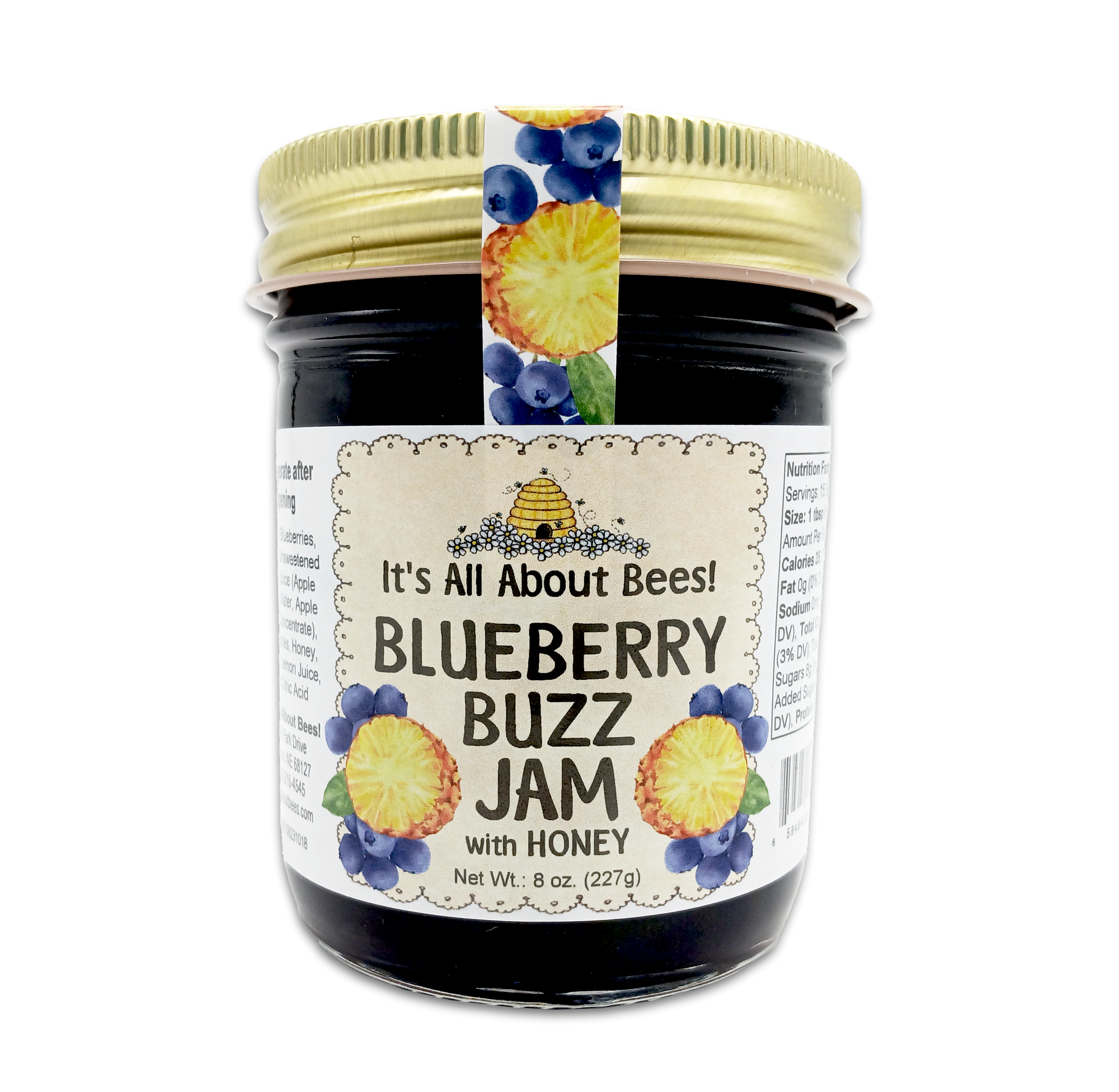 Jam Blueberry Buzz With Honey