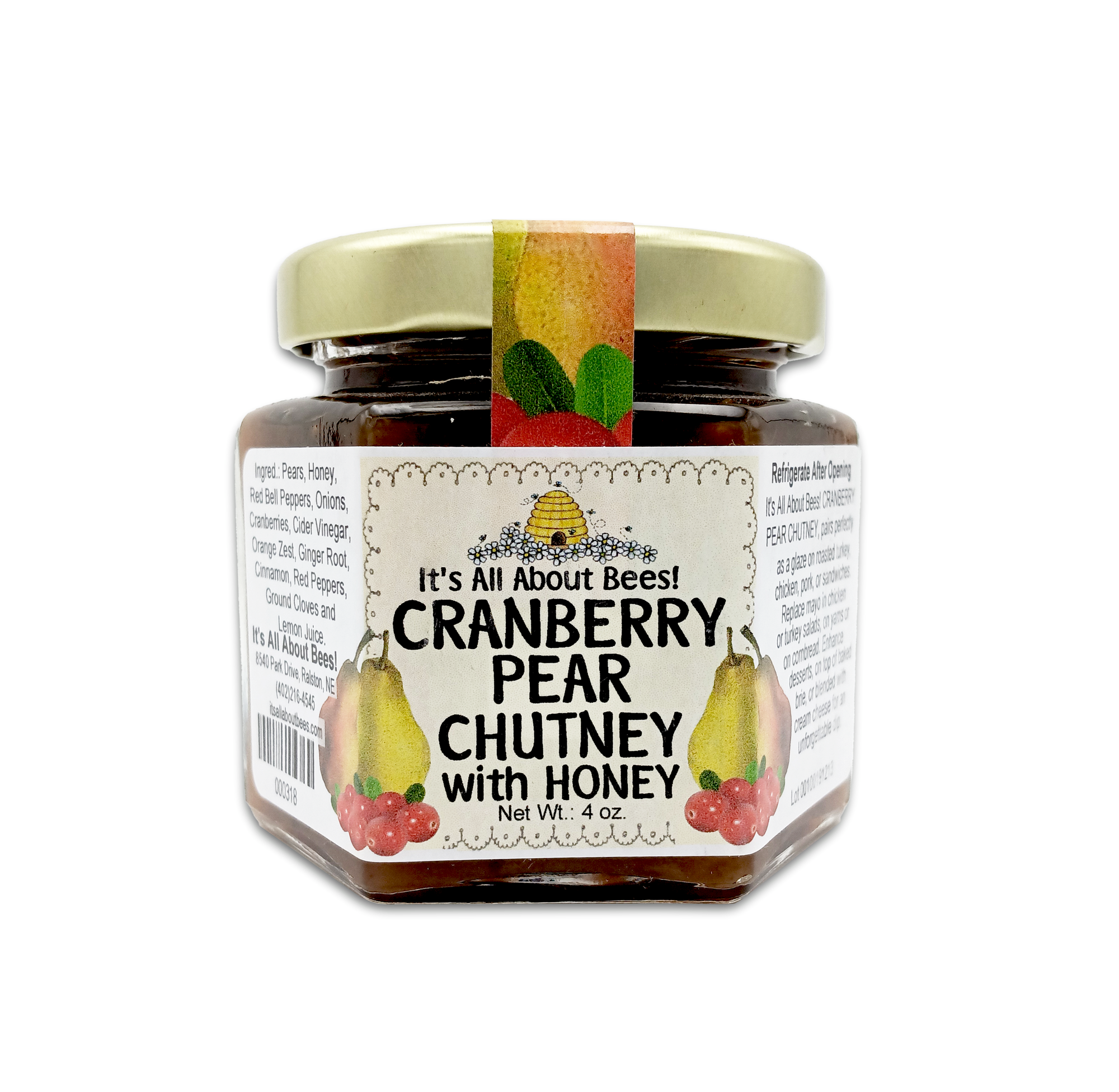 Chutney Cranberry Pear With Honey