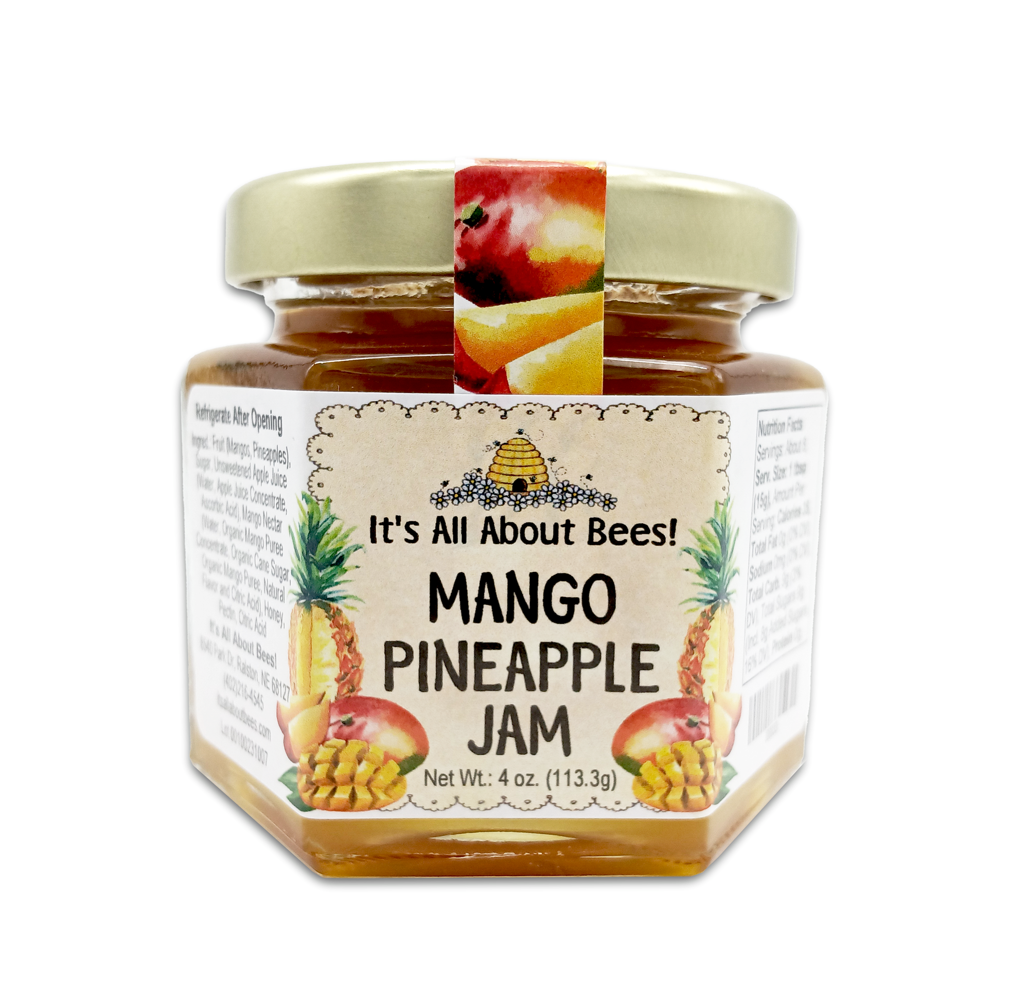 Jam Mango Pineapple With Honey