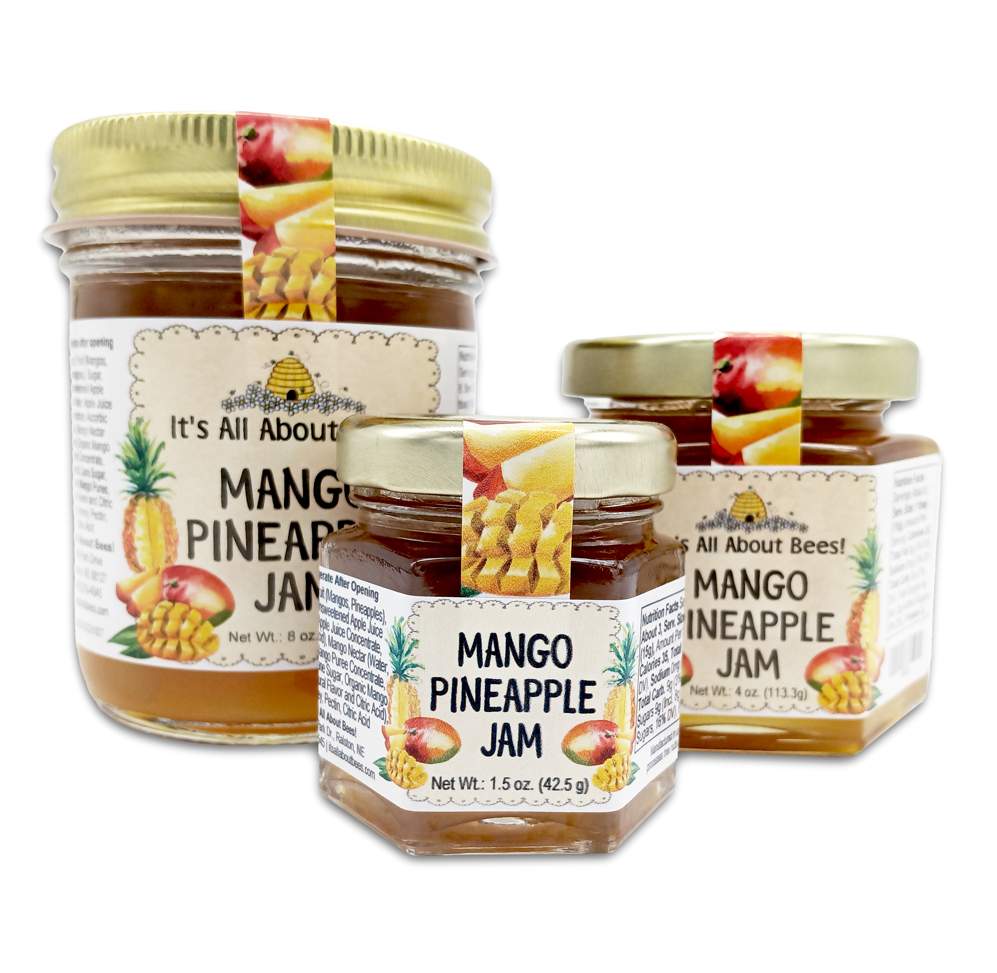 Jam Mango Pineapple With Honey