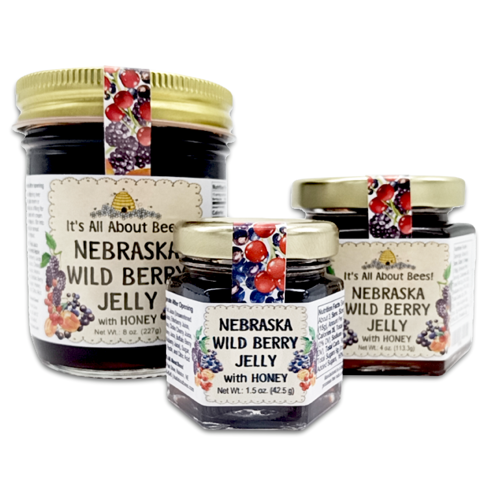 Jelly Nebraska Wild Berry With Honey