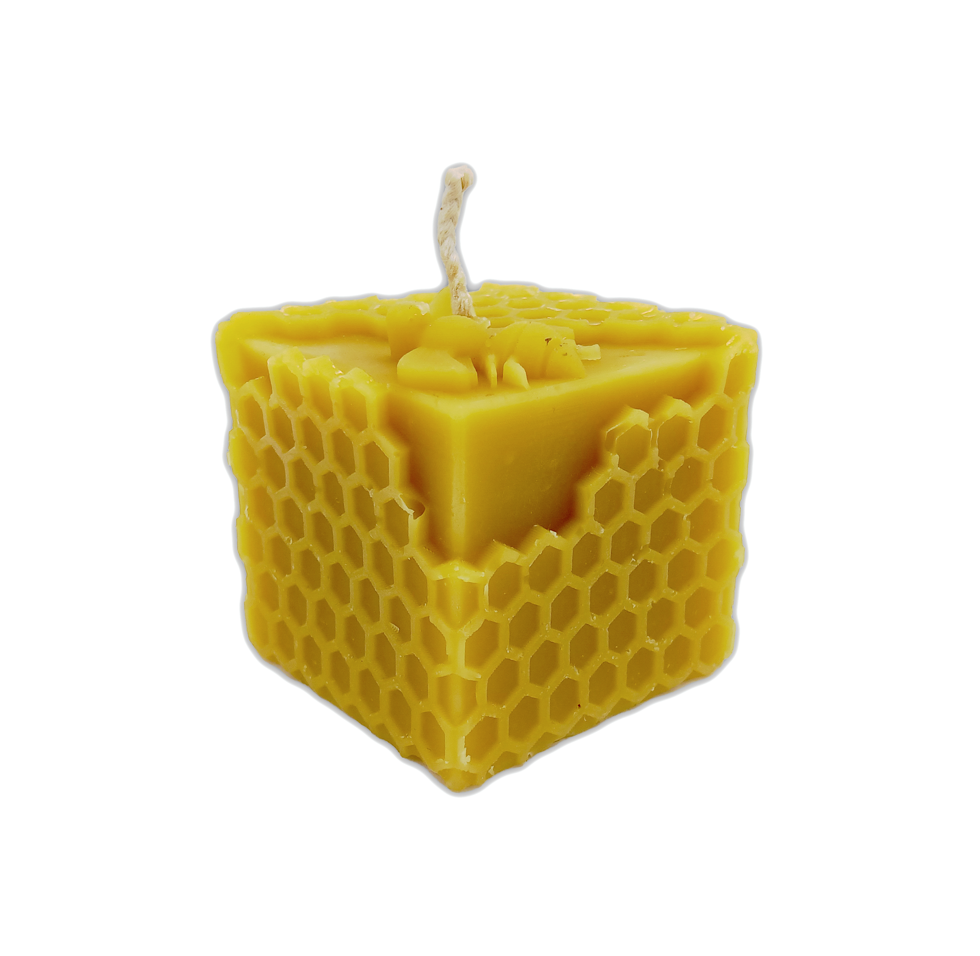 100% Beeswax Candle Square Honeycomb (Hand Crafted)