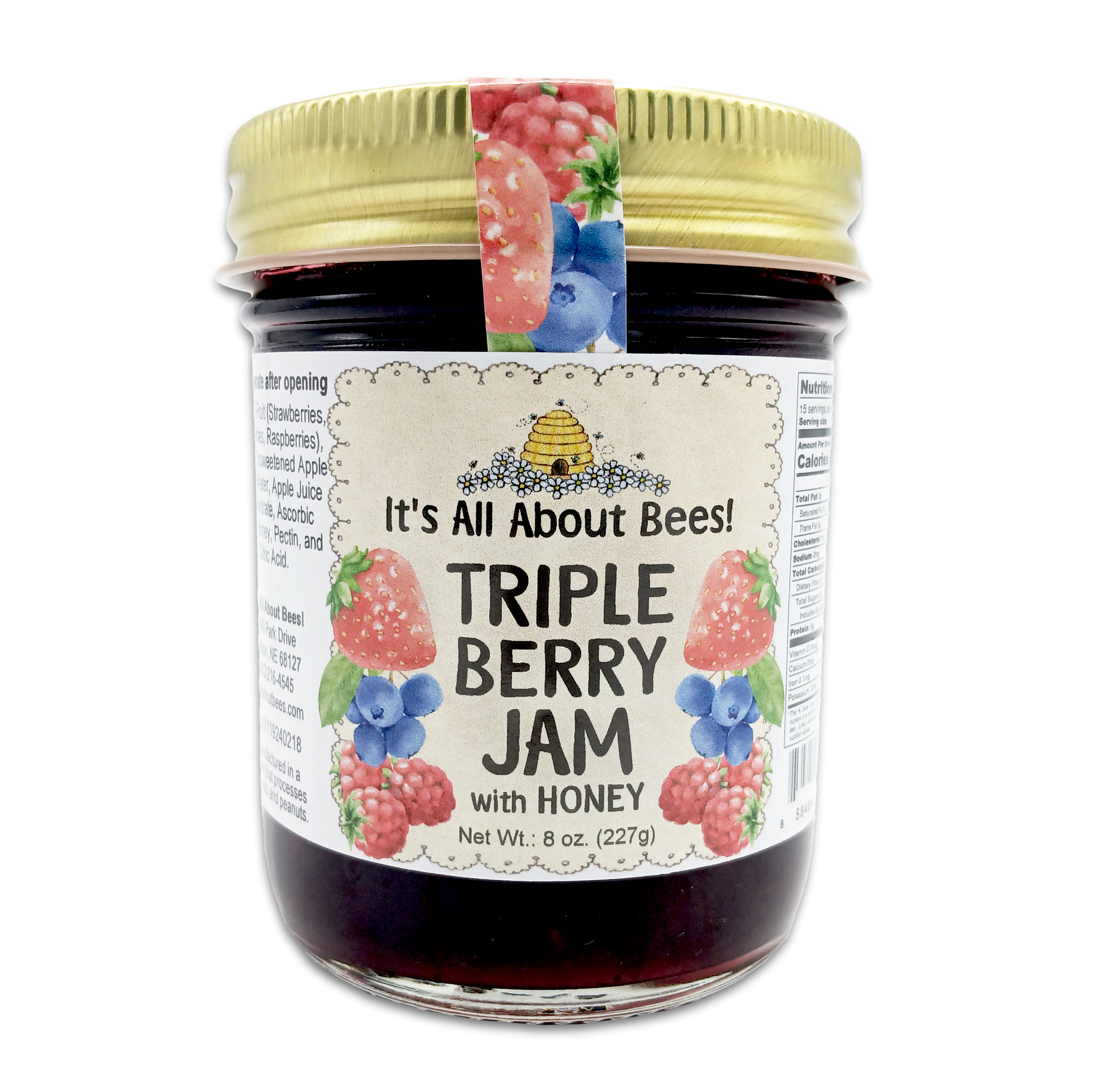 Jam Triple Berry With Honey