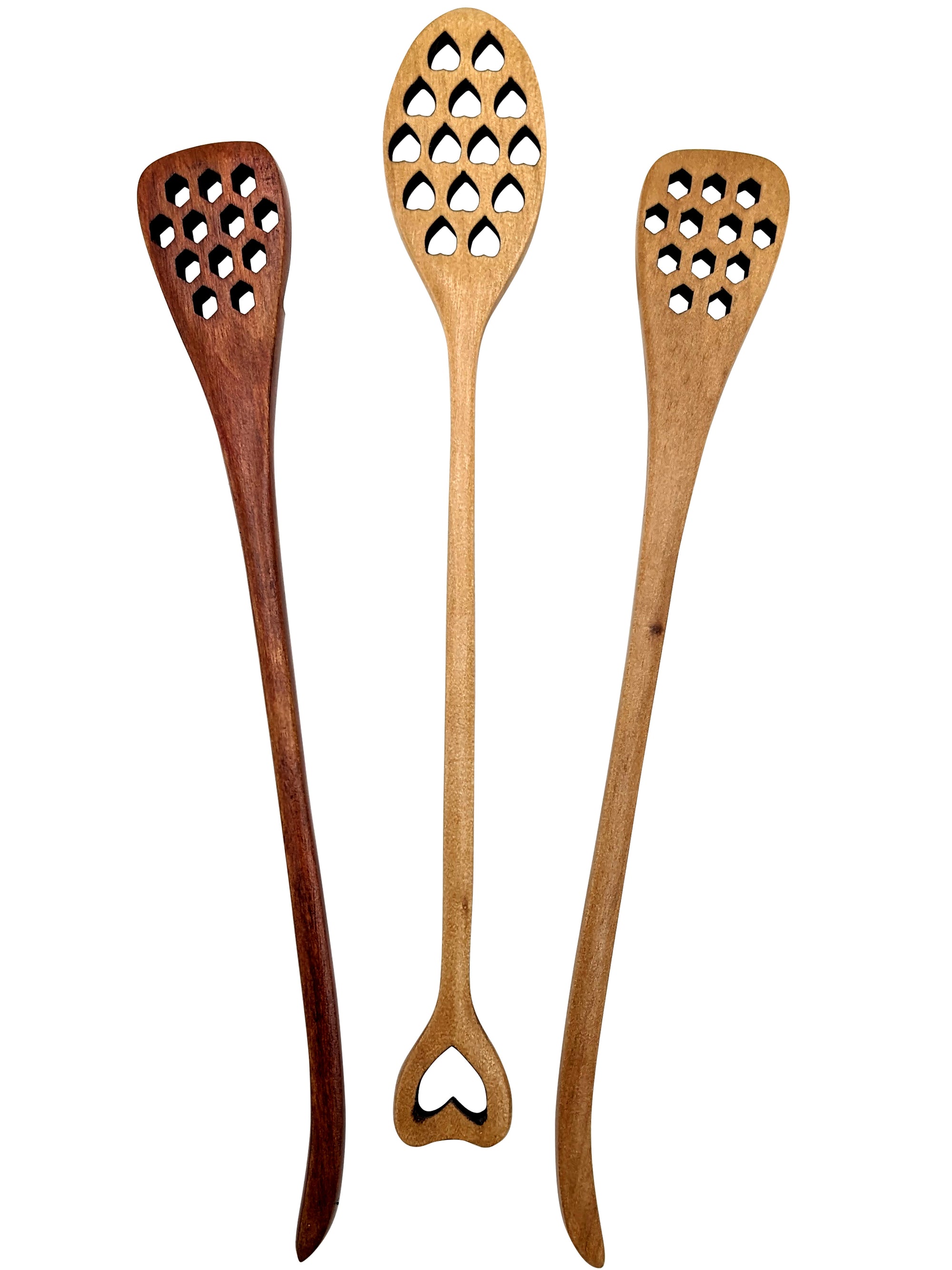 Honey Dipper Flat Wood Spoon