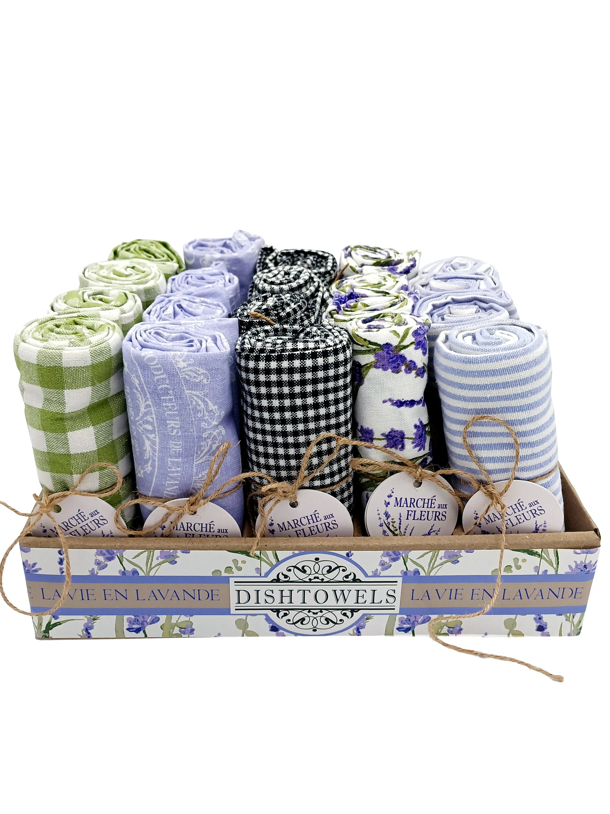 Kitchen Dish Towel Lavender Assorted