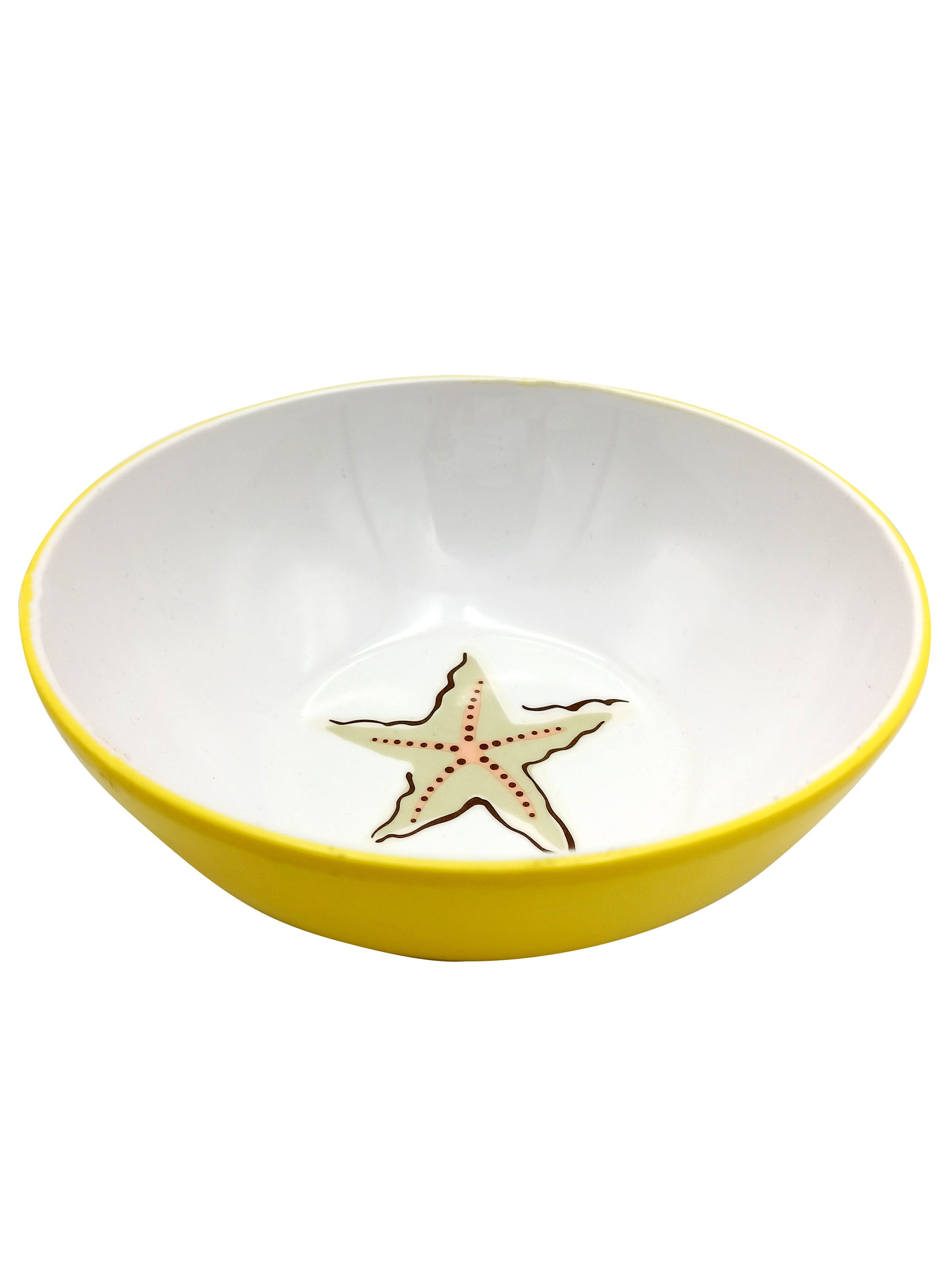 Children's Kitchen Bowl Yellow Starfish