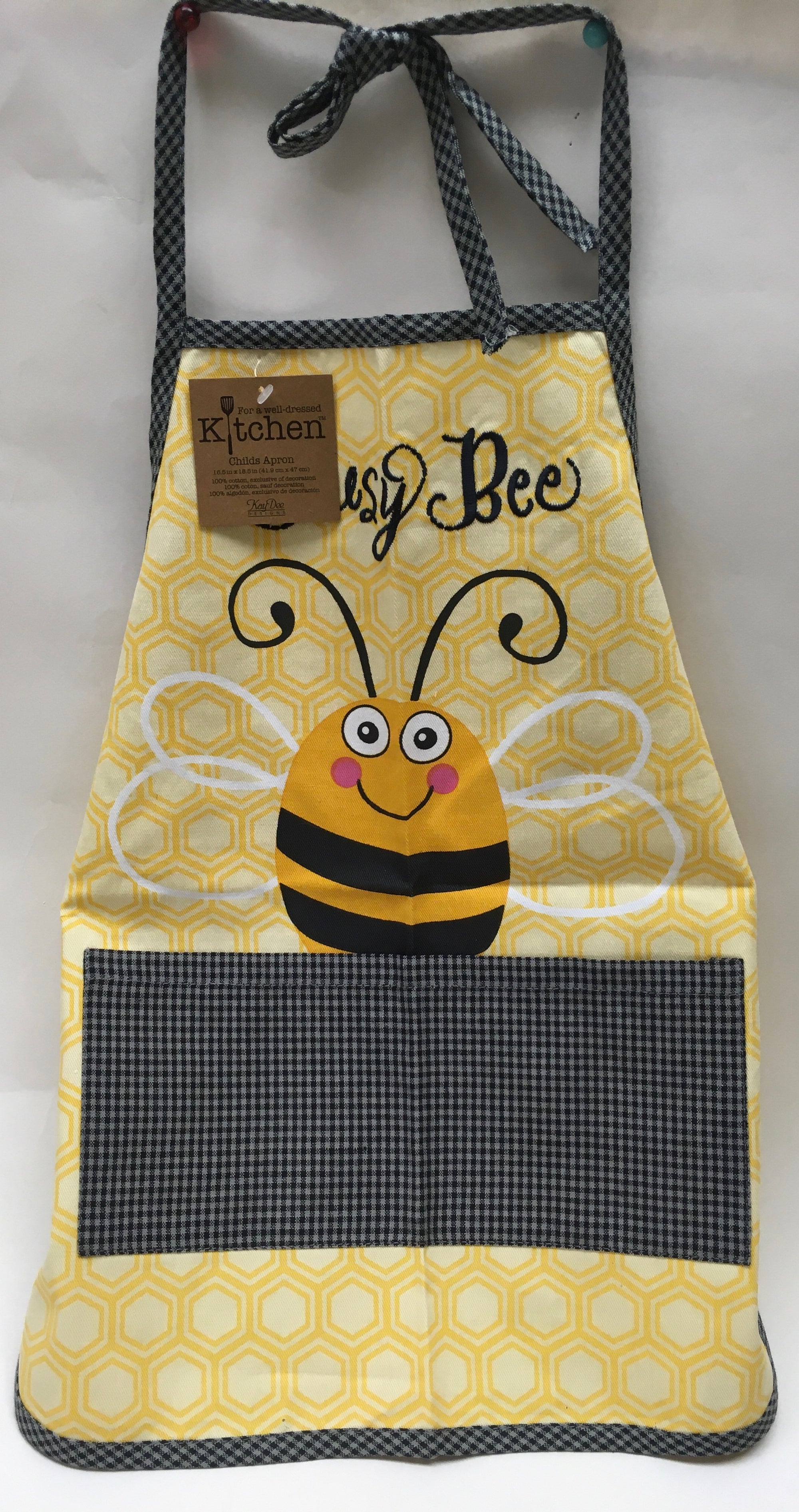 Child's Apron Busy Bee